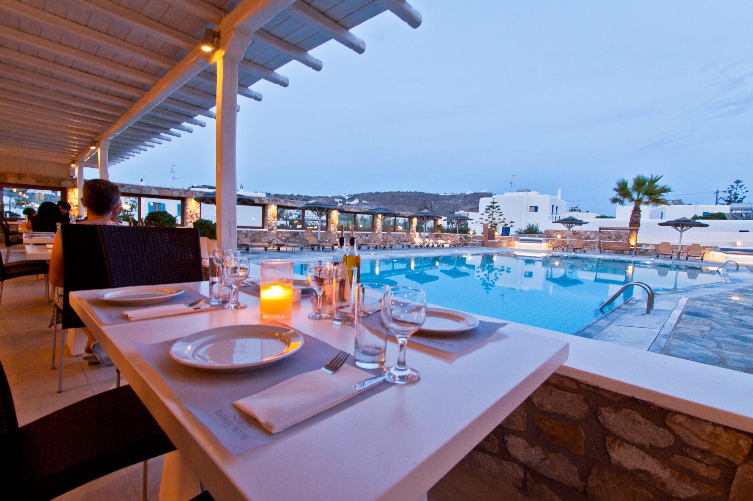 Yiannaki Hotel Ornos  Exterior foto