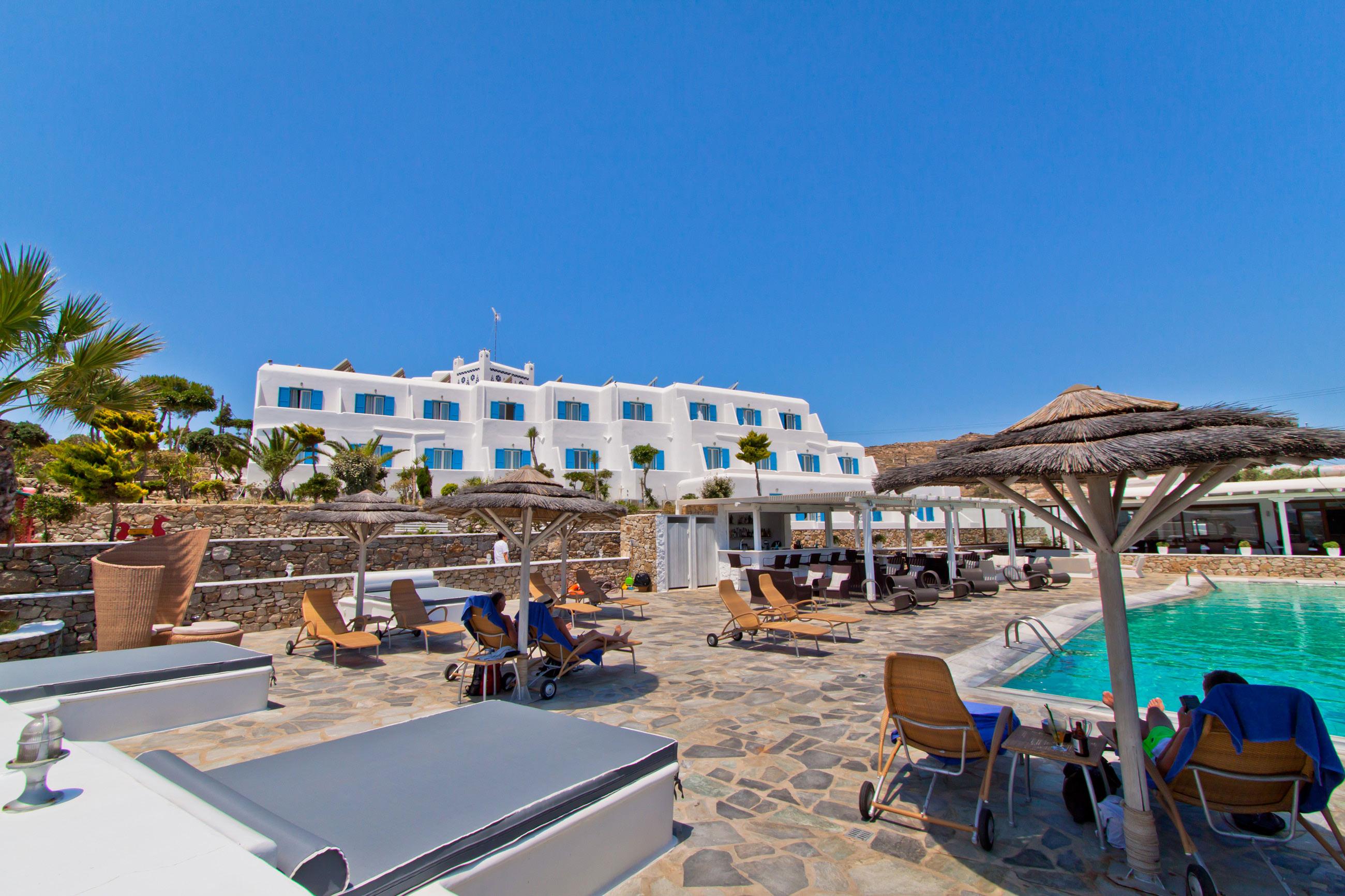 Yiannaki Hotel Ornos  Exterior foto